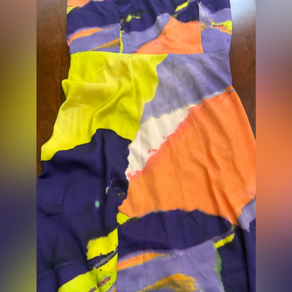 Abstract Multicolor Maxi Dress - Picture 15 of 16